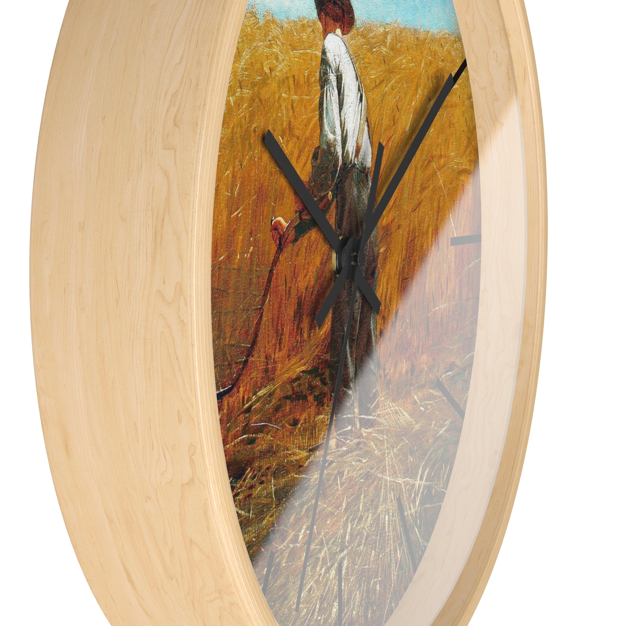 Custom Masters of Art Winslow Homer The Veteran in a New Field Premium Wall Clock - POPvault