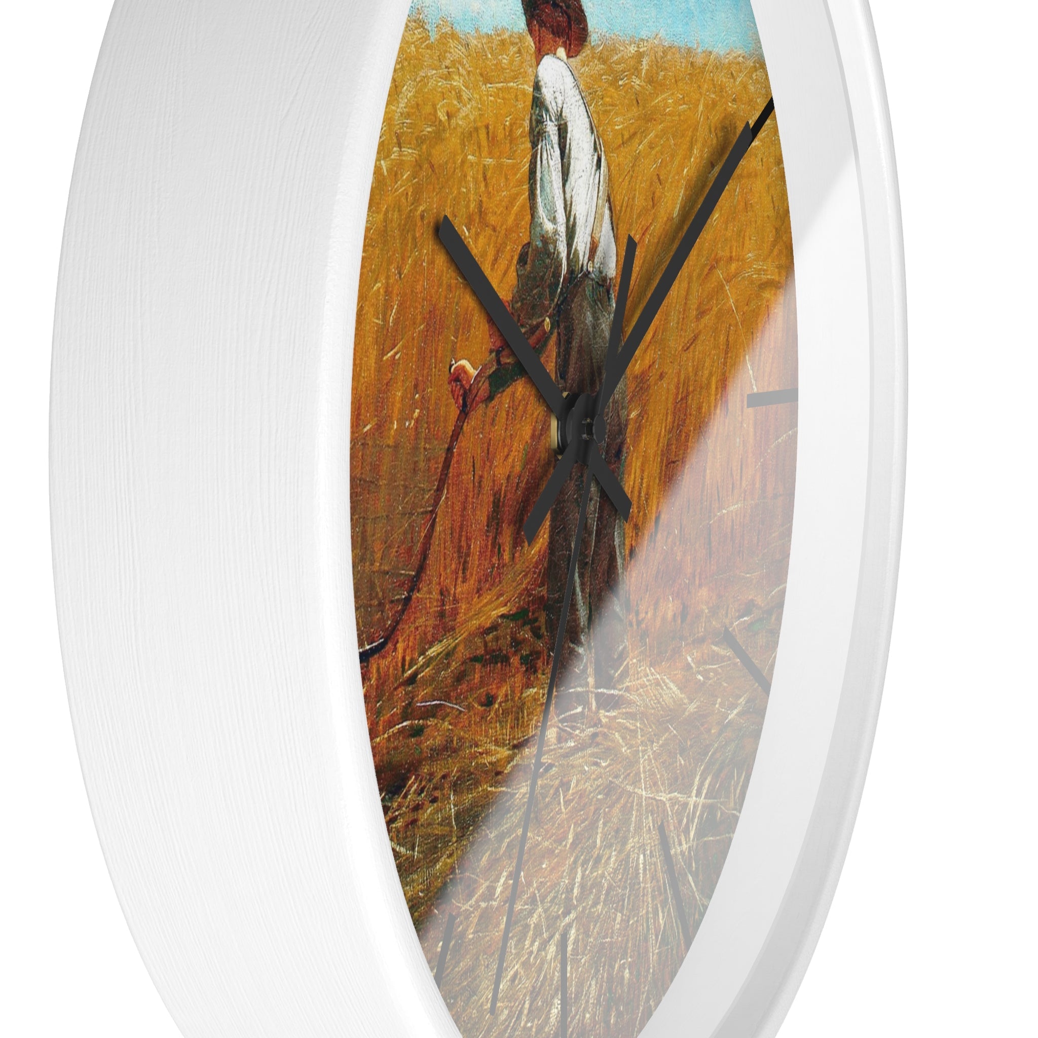 Custom Masters of Art Winslow Homer The Veteran in a New Field Premium Wall Clock - POPvault