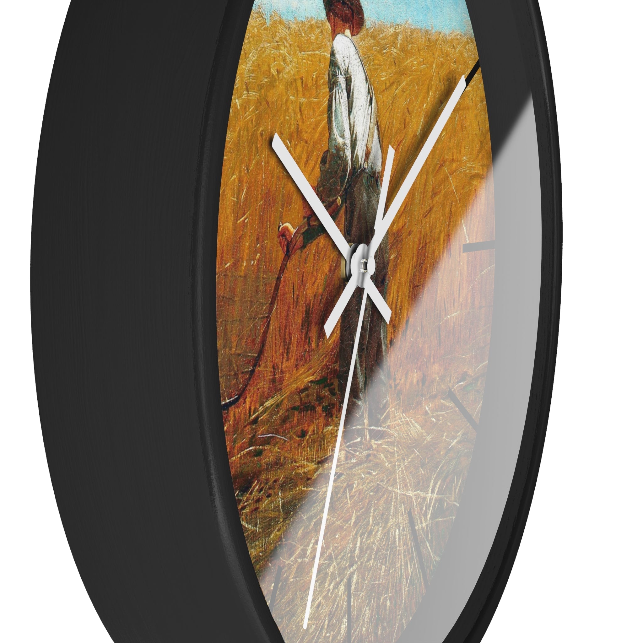 Custom Masters of Art Winslow Homer The Veteran in a New Field Premium Wall Clock - POPvault