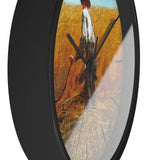 Custom Masters of Art Winslow Homer The Veteran in a New Field Premium Wall Clock - POPvault