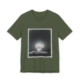 Custom Retro - a - go - go Series Atomic Bomb Test Image Unisex Jersey Short Sleeve T - Shirt - POPvault