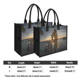 Custom Beach Life Vistas Ahoy Mate Premium All - Over Print Canvas Tote Bag - POPvault