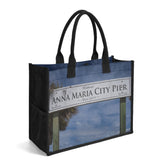 Custom Beach Life Vistas Anna Marie Island 1 Premium All - Over Print Canvas Tote Bag - POPvault