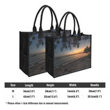 Custom Beach Life Beach Vistas Anna Marie Island 3 Premium All-Over Print Canvas Tote Bag - POPvault - Bags - Beach - beach bag