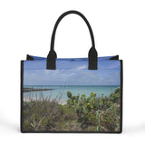 Custom Beach Life Vistas Anna Marie Island 2 Premium All - Over Print Canvas Tote Bag - POPvault