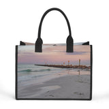 Custom Beach Life Vistas Beautiful Morning 2 Premium All - Over Print Canvas Tote Bag - POPvault