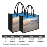 Custom Beach Life Vistas Beautiful Morning Premium All - Over Print Canvas Tote Bag - POPvault