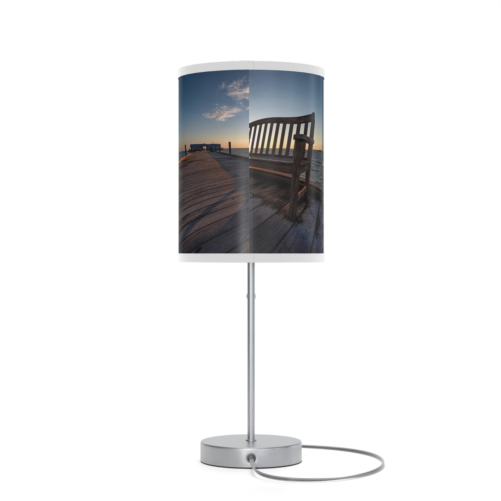 Custom Beach Life Vistas Have a Seat Accent Lamp - POPvault
