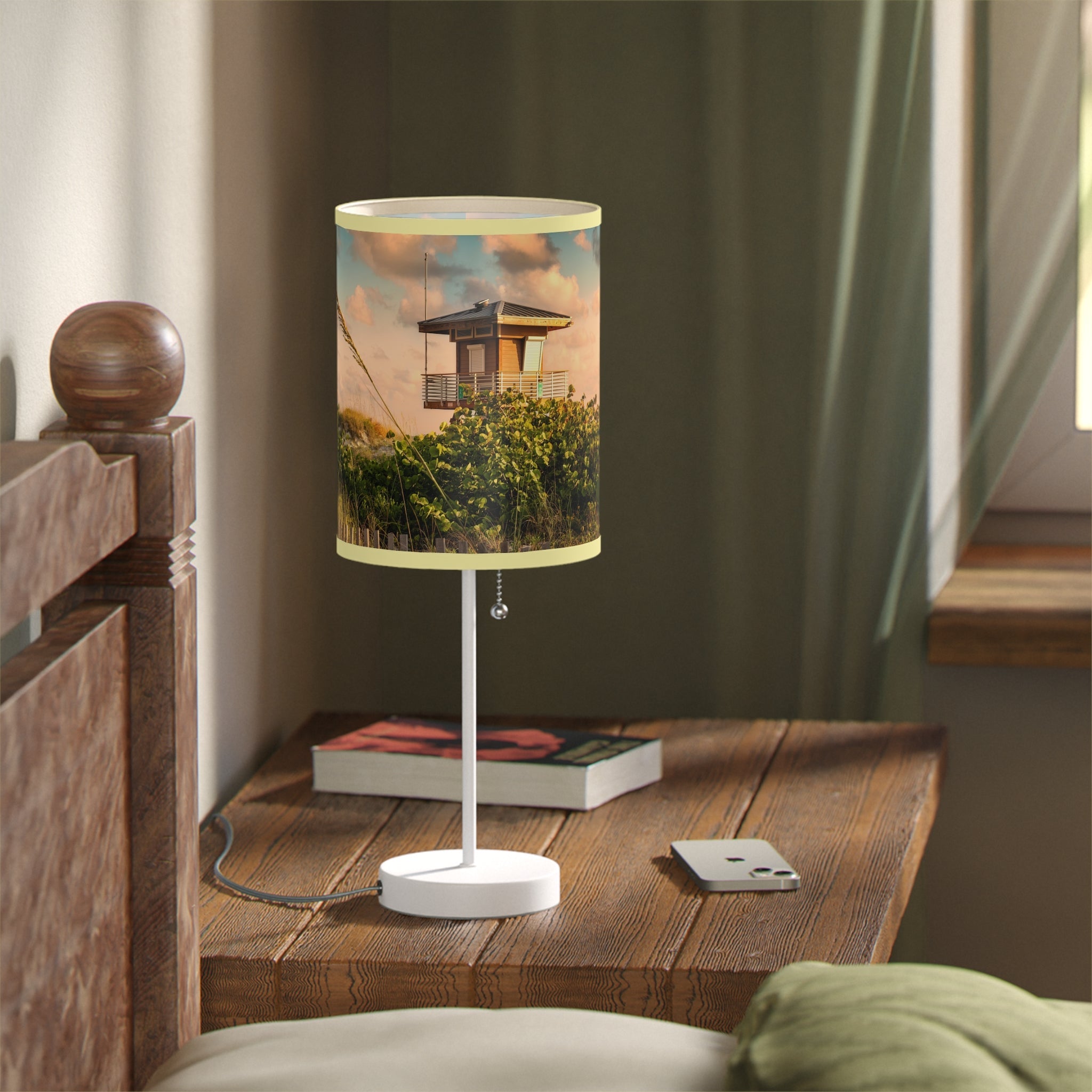 Custom Salt Life Beach Vistas Collection Lifeguard Accent Lamp - POPvault