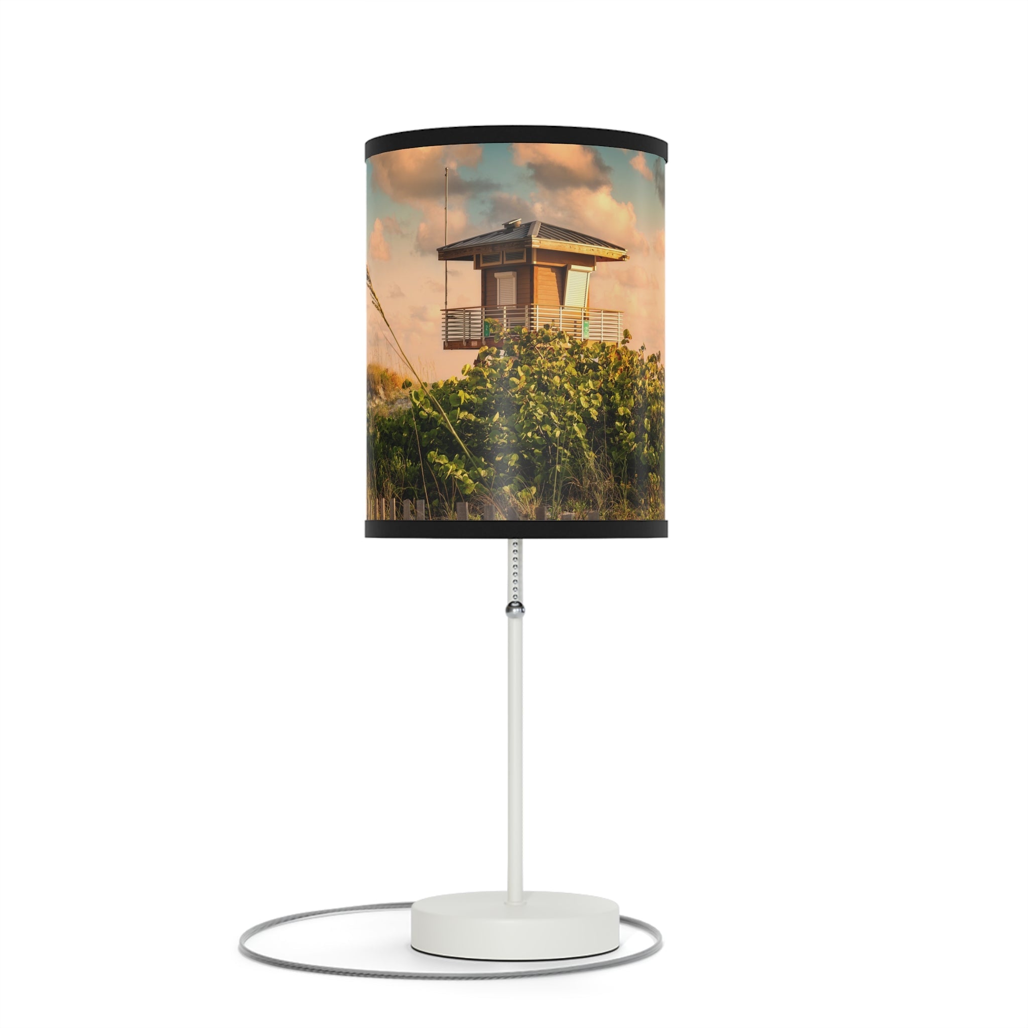 Custom Beach Life Vistas Lifeguard Accent Lamp - POPvault