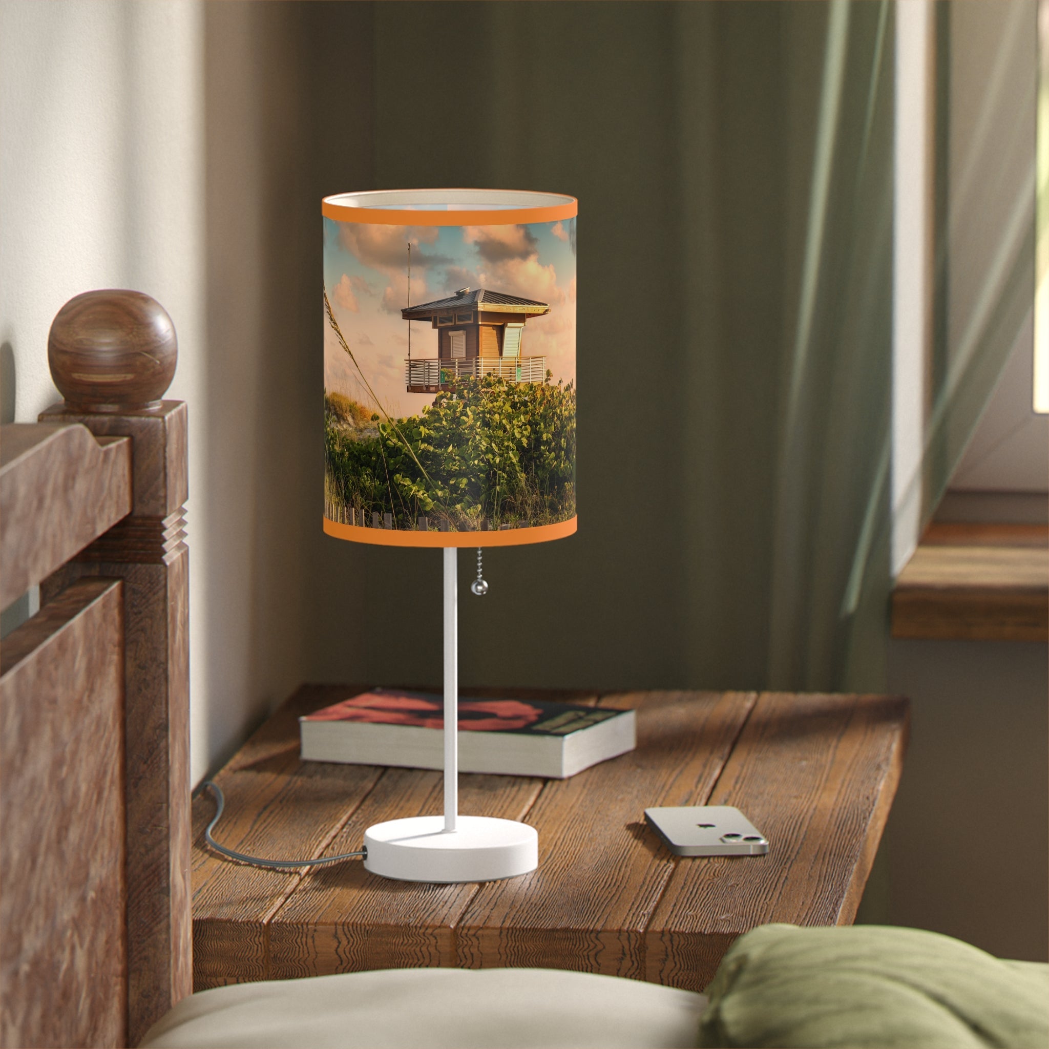 Custom Salt Life Beach Vistas Collection Lifeguard Accent Lamp - POPvault