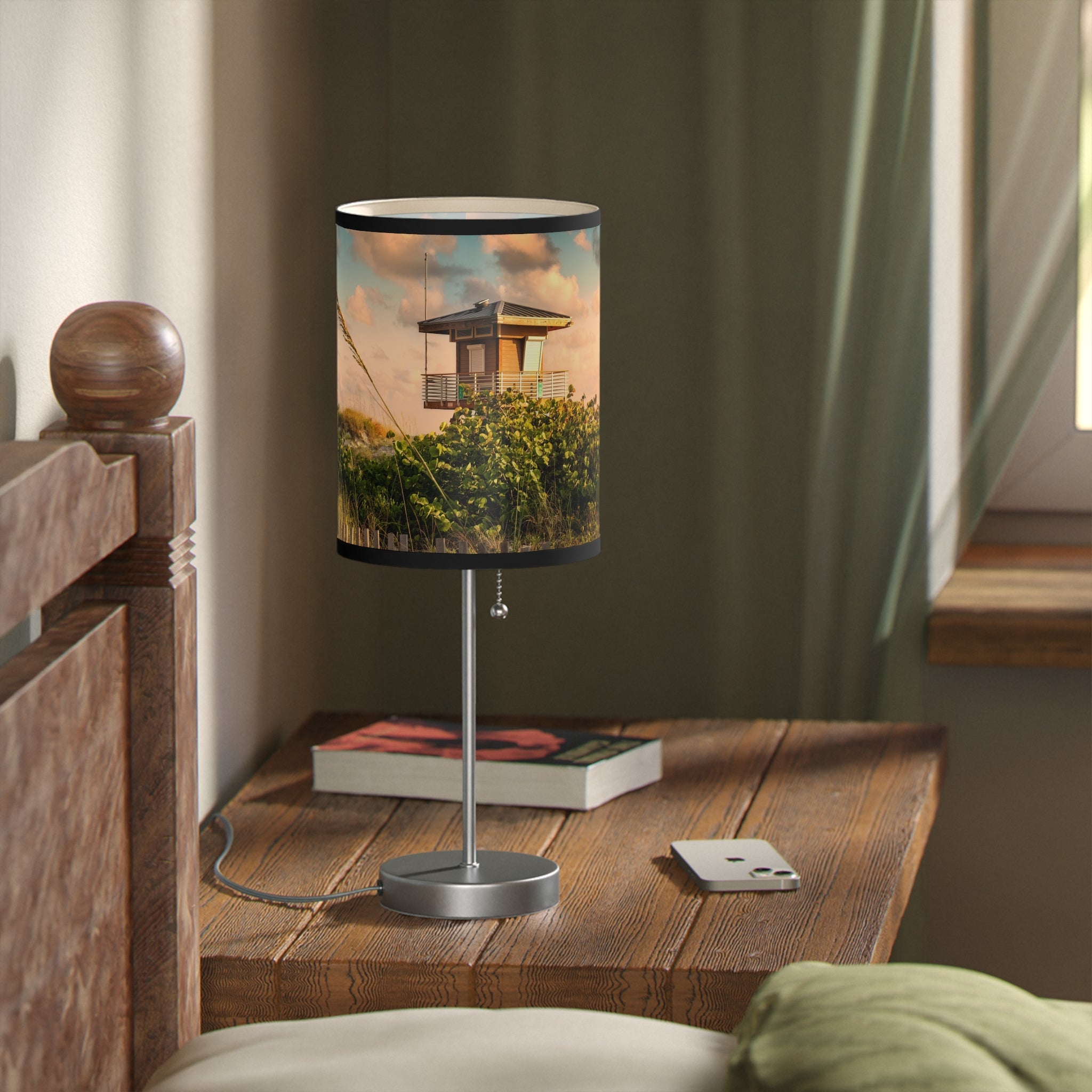 Custom Beach Life Vistas Lifeguard Accent Lamp - POPvault