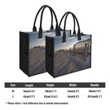 Custom Beach Life Beach Vistas Have a Seat Premium All-Over Print Canvas Tote Bag - POPvault - Bags - Beach - beach bag