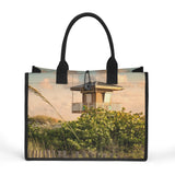 Custom Beach Life Vistas Lifeguard Premium All - Over Print Canvas Tote Bag - POPvault