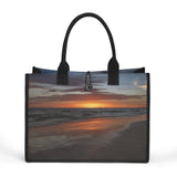 Custom Salt Life Beach Vistas Sundown Premium All-Over Print Canvas Tote Bag - POPvault