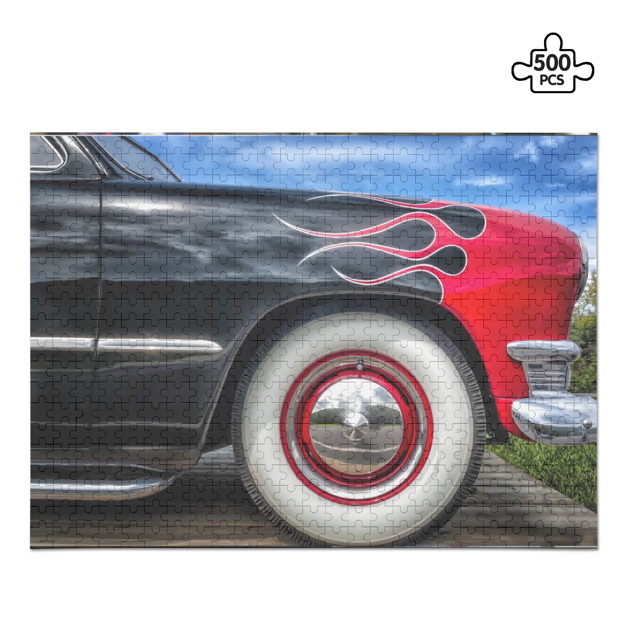 Custom Vintage Auto 1949 Car Picture Puzzle Jigsaw (500 Pcs) - POPvault - automobile - cars - games