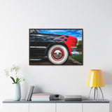 Custom Vintage Auto 1949 Hot Rod Gallery Canvas Wraps, Horizontal Wood Frame - POPvault