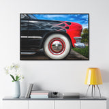 Custom Vintage Auto 1949 Hot Rod Gallery Canvas Wraps, Horizontal Wood Frame - POPvault