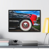 Custom Vintage Auto 1949 Hot Rod Gallery Canvas Wraps, Horizontal Wood Frame - POPvault