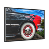 Custom Vintage Auto 1949 Hot Rod Gallery Canvas Wraps, Horizontal Wood Frame - POPvault