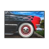 Custom Vintage Auto 1949 Hot Rod Gallery Canvas Wraps, Horizontal Wood Frame - POPvault