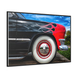 Custom Vintage Auto 1949 Hot Rod Gallery Canvas Wraps, Horizontal Wood Frame - POPvault