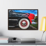 Custom Vintage Auto 1949 Hot Rod Gallery Canvas Wraps, Horizontal Wood Frame - POPvault