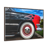 Custom Vintage Auto 1949 Hot Rod Gallery Canvas Wraps, Horizontal Wood Frame - POPvault