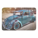 Custom Vintage Auto Busted Beetle Car Plush Doormat - POPvault - automobile - beetle - cars