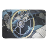 Custom Vintage Auto Lincoln Interior Car Plush Doormat - POPvault - automobile - cars - continental