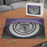 Custom Vintage Auto Purple Wheel Car Picture Puzzle Jigsaw (500 Pcs) - POPvault