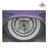 Custom Vintage Auto Purple Wheel Car Picture Puzzle Jigsaw (500 Pcs) - POPvault