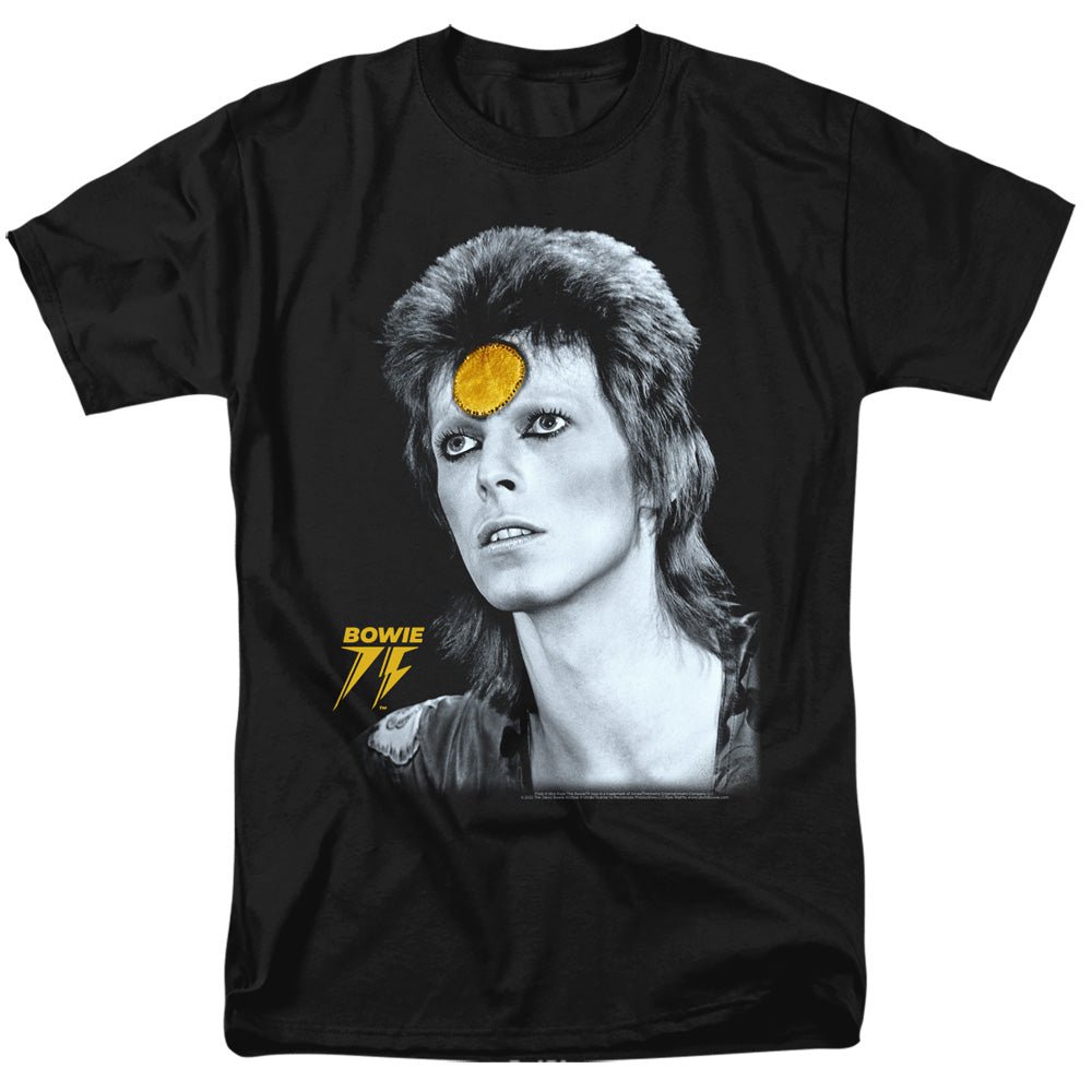 David Bowie Golden Bowie Mens T Shirt Black Officially Licensed - POPvault