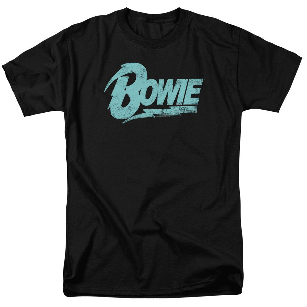 David Bowie Logo Mens T Shirt Black - POPvault