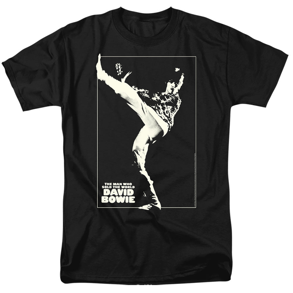 David Bowie The Man Cover Mens T Shirt Black Officially Licensed - POPvault