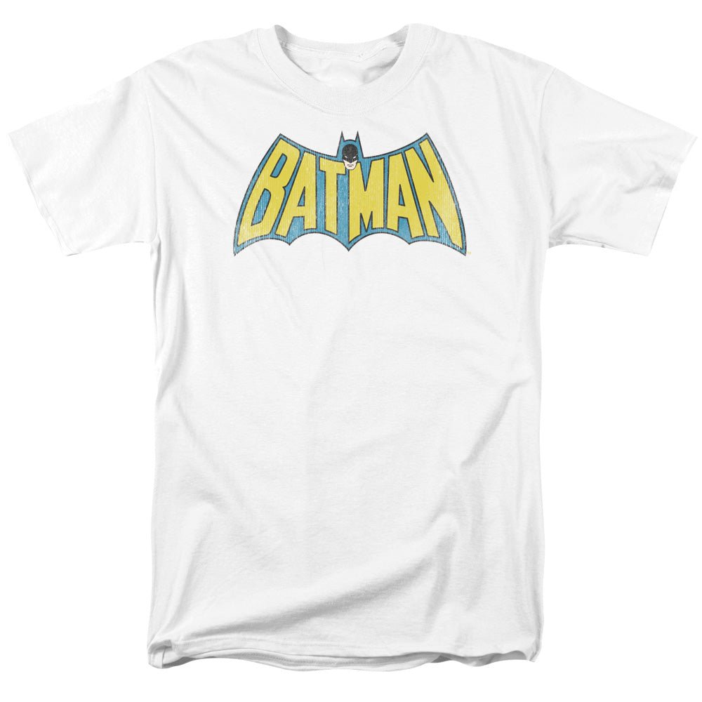 DC Comics Classic Batman Logo Mens T Shirt White Officially Licensed - POPvault