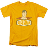 DC Comics Superman Sign Mens T Shirt Gold Officially Licensed - POPvault