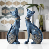 Decorative Resin Cat Statue (2 Per Set) - POPvault