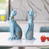 Decorative Resin Cat Statue (2 Per Set) - POPvault