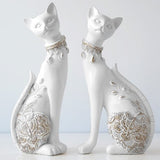 Decorative Resin Cat Statue (2 Per Set) - POPvault