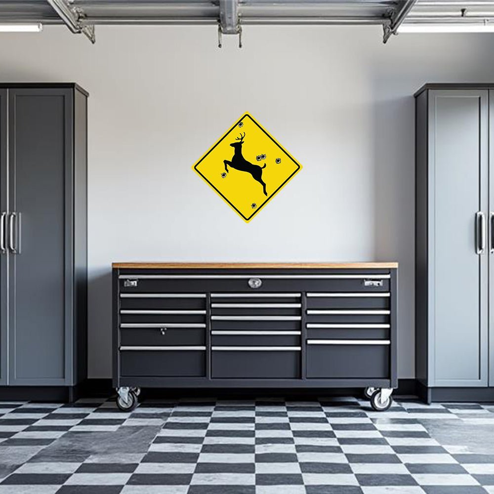 Deer Crossing Garage Wall Decal - POPvault