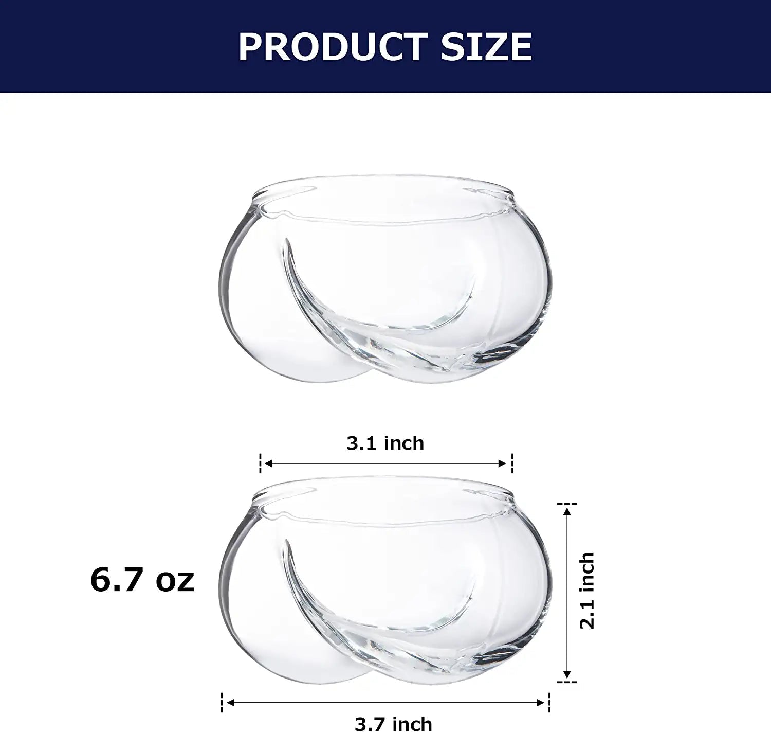 Deez Nuts Wine & Whiskey Glasses 7 oz. Stemless Butt Shaped Glasses (Set of 2) - POPvault