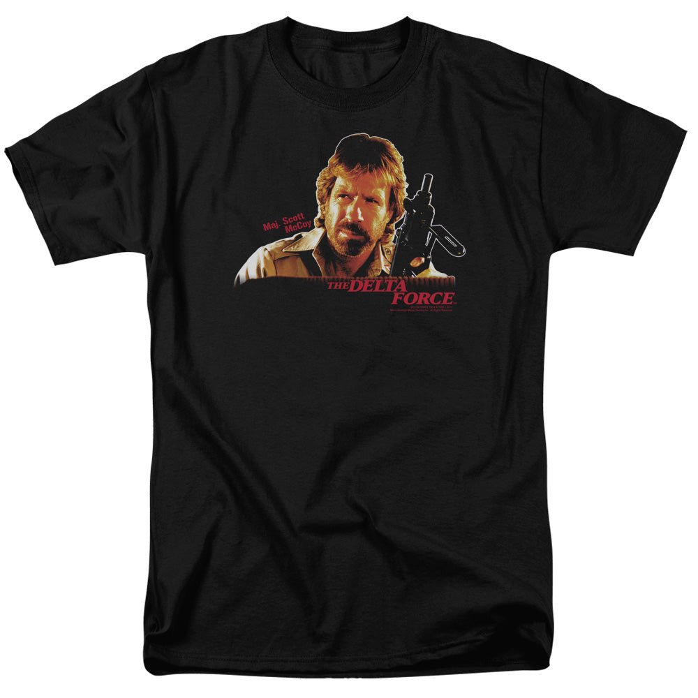 Delta Force Maj Scott Mccoy Mens T Shirt Black Officially Licensed - POPvault