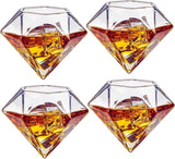 Diamond Whiskey 750 ml Decanter Set With 2 Diamond Glasses - POPvault