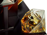 Diamond Whiskey 750 ml Decanter Set With 2 Diamond Glasses - POPvault