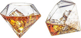 Diamond Whiskey 750 ml Decanter Set With 2 Diamond Glasses - POPvault