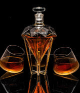 Diamond Whiskey Decanter Set With 2 Diamond Glasses - POPvault