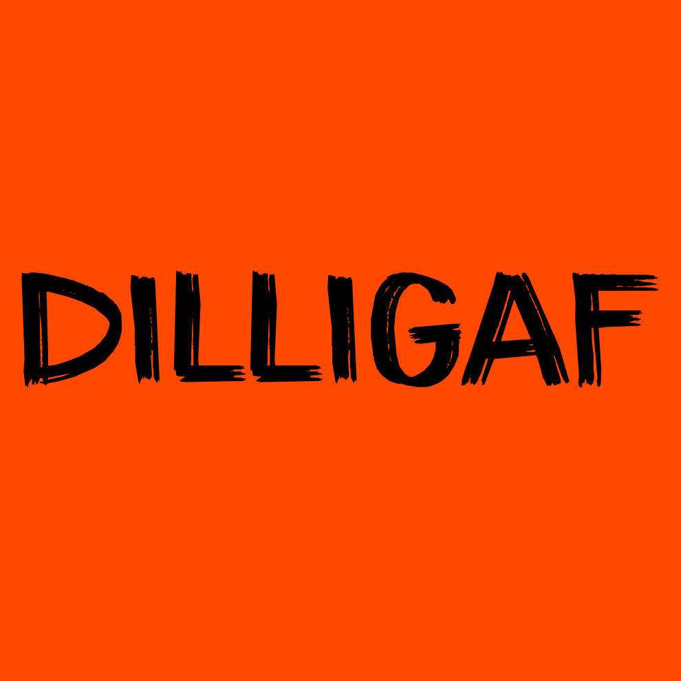 DILLIGAF - Safety Yellow T-Shirt - POPvault
