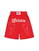 Double Pistols Embroidery Shorts - POPvault