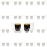 Double Wall Glass Coffee Mugs Cups - 8.5oz/12oz - POPvault